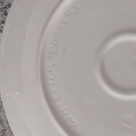 California Whittier Pottery Lotus Flower Plate/Platter - Picture 3 of 6